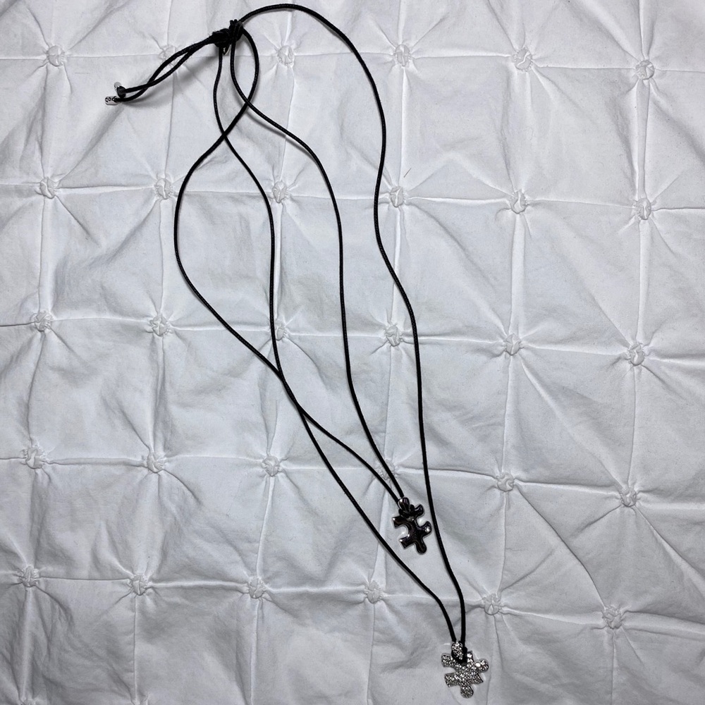 Swarovski Puzzle Piece Necklace Set